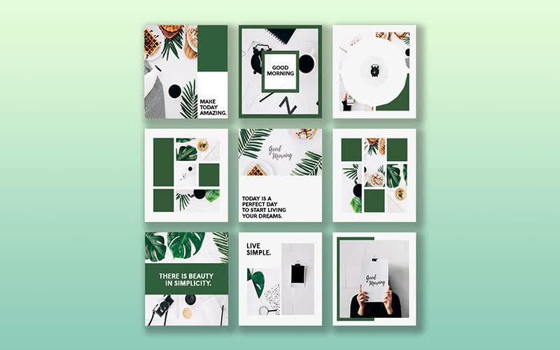 Social Media Digital Website banner |Cheap| Mint-Green Theme| Personalized Design |Minimalist| Get Solutions Best