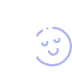 2 smiley faces| Lines| Benefits vector| Paid leaves icon| Blue & White| | Pakistan’s leading digital marketing company 